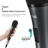 Amazon Karaoke Microphone,Fifine Dynamic Vocal Microphone for Speaker,Wired Handheld Mic with On and Off Switch and14.8ft Detachable Cable-K6