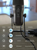 Amazon FIFINE Podcast Microphone for Computer USB Microphone with Four Pickup Patterns, Mute Button&Monitor Headphone Jack PC Mic for Zoom, Streaming, Gaming, YouTube, Voice-over, Recording, Vocal, ASMR-K690