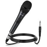 Amazon Karaoke Microphone,Fifine Dynamic Vocal Microphone for Speaker,Wired Handheld Mic with On and Off Switch and14.8ft Detachable Cable-K6
