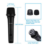 Amazon FIFINE Dynamic Vocal Microphone Unidirectional Cardioid Handheld Microphone with On and Off Switch for Karaoke, Live Performance, Speech etc Includes 19ft 3-pin XLR Female to Quarter Inch Cable-K8
