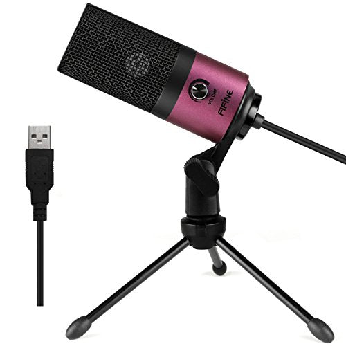 Amazon Fifine Usb Podcast Condenser Microphone Recording On Laptop, No Need Sound Card Interface and Phantom Power-K669