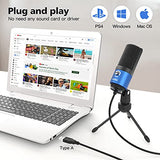 Amazon FIFINE USB Computer Microphone for Recording YouTube Video Voice Over Vocals on Mac & PC, Condenser Mic with Gain Control for Home Studio, Plug & Play - K669L