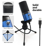 Amazon FIFINE USB Computer Microphone for Recording YouTube Video Voice Over Vocals on Mac & PC, Condenser Mic with Gain Control for Home Studio, Plug & Play - K669L