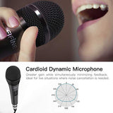 Amazon Handheld Microphone, FIFINE Wired Microphone with Cord 4.5m, Dynamic Mic Karaoke Microphone for Singing Vocal with On and Off Switch-K6